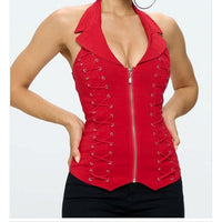 Red Hot corset Top Fatima's Boutique 